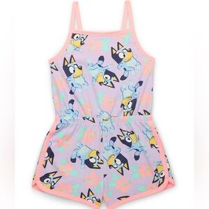 Bluey Girls Floral Romper